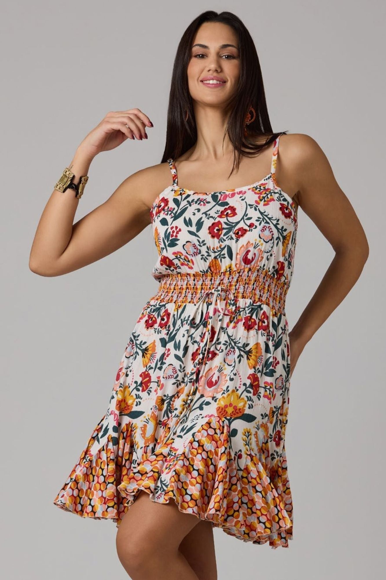 Vestido Corto tirante fino