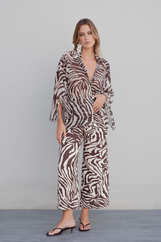 PANTALÓN CULOTTE ESTAMPADO