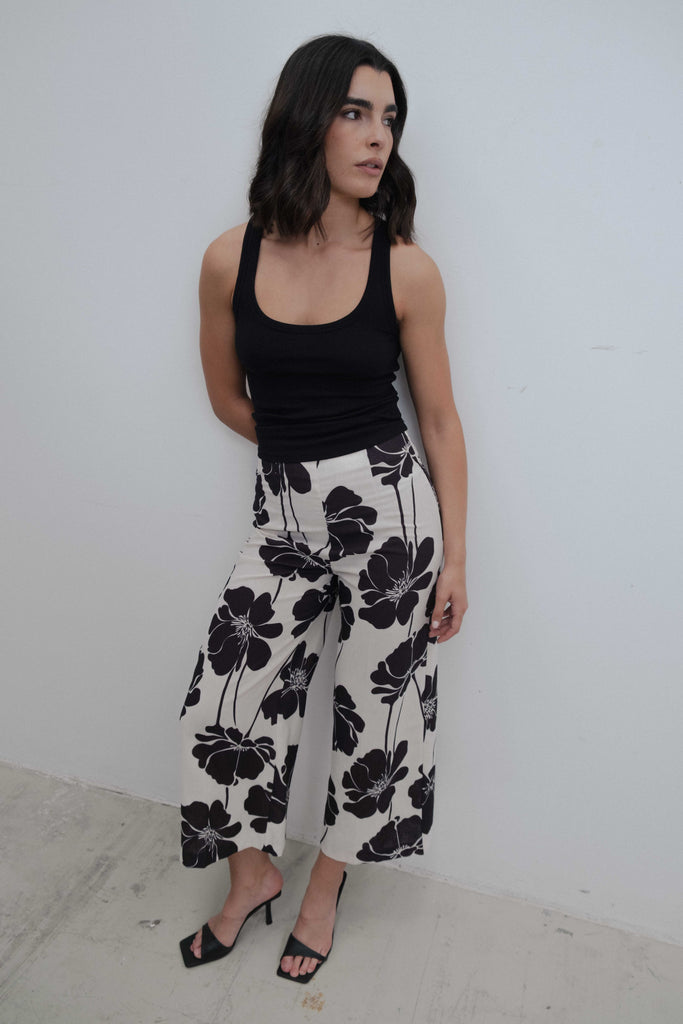 PANTALÓN CULOTTE ESTAMPADO