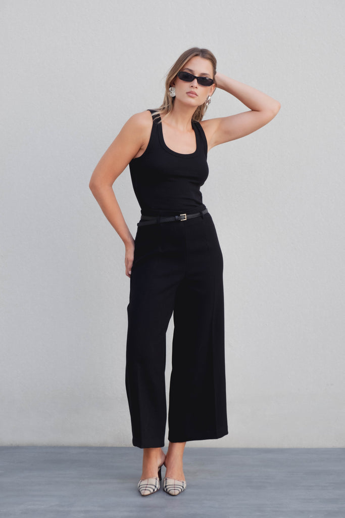 PANTALÓN CULOTTE CINTURÓN
