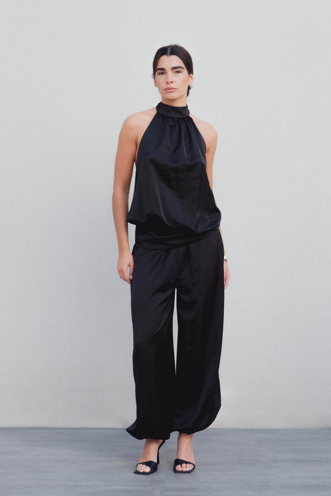 PANTALÓN BOMBACHO SATINADO