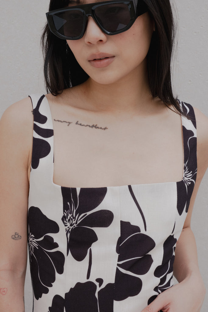 CAMISA NUDO ESTAMPADA FLORAL