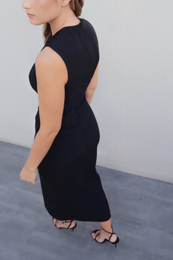 VESTIDO MIDI CINTURON