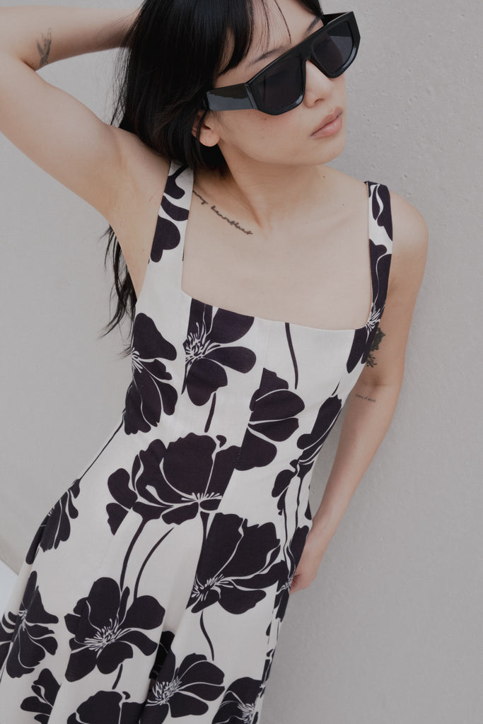 CAMISA NUDO ESTAMPADA FLORAL