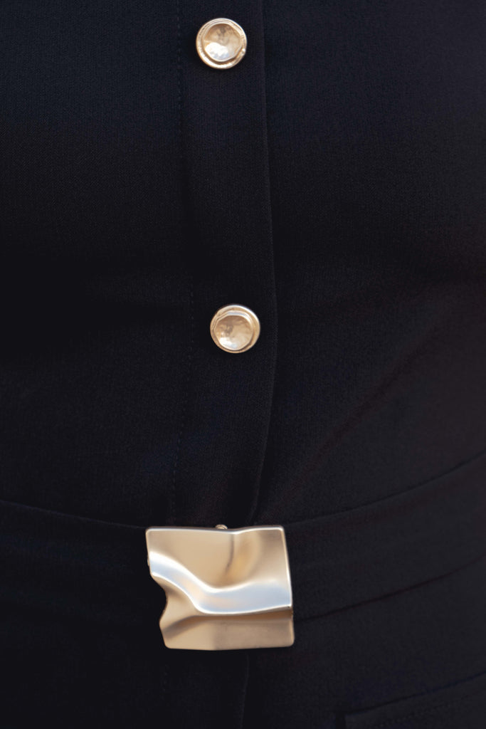 VESTIDO MIDI CINTURON