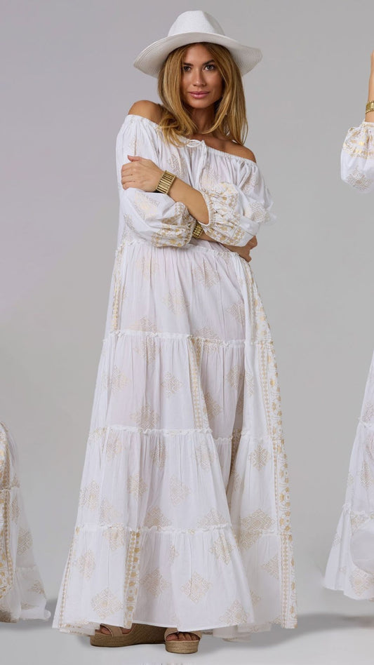 Vestido largo vaporoso