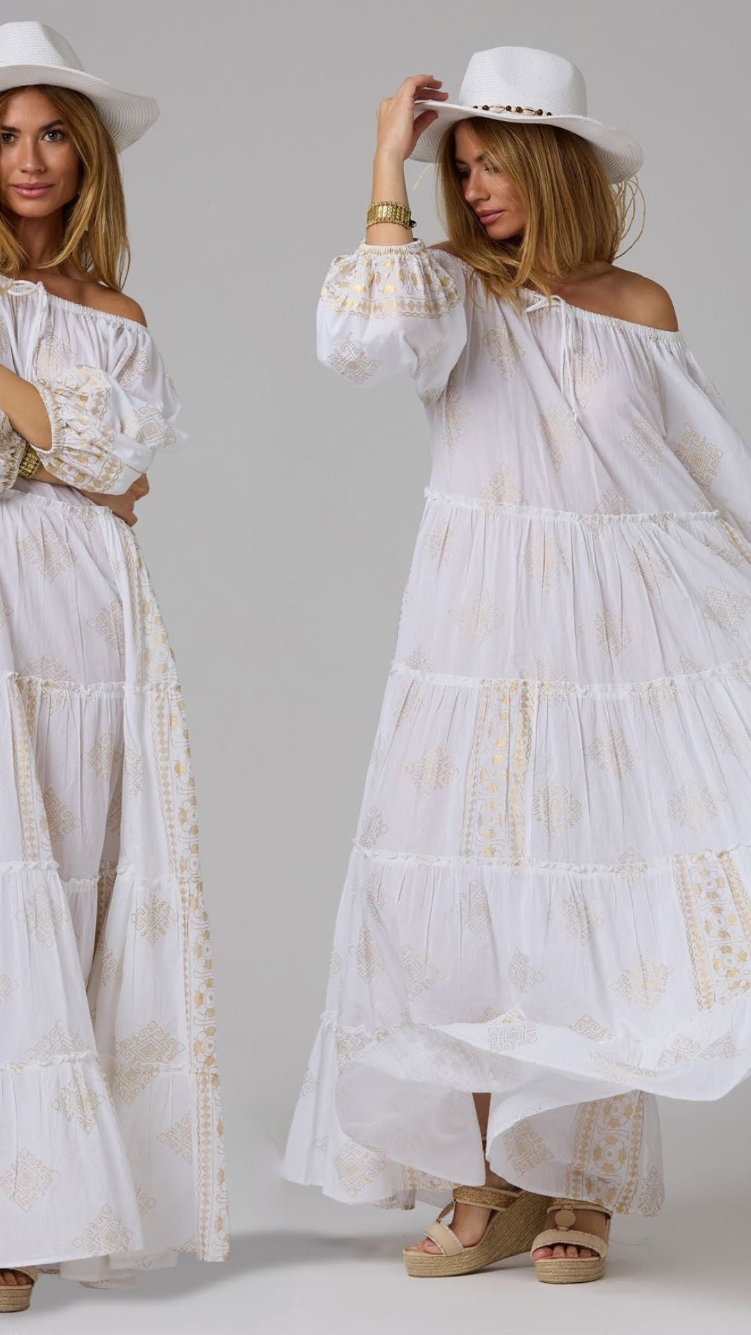 Vestido largo vaporoso